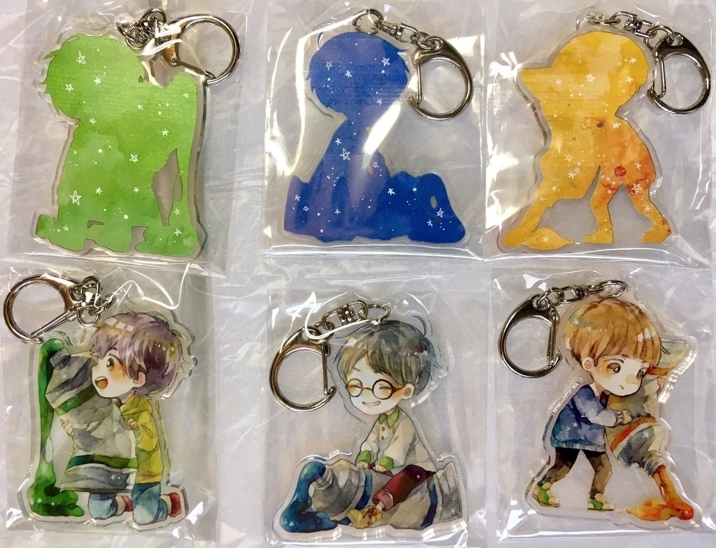 アクリルキーホルダー4種