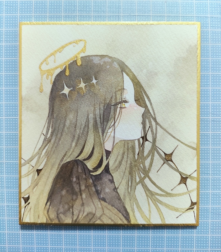 1/4色紙原画：暗