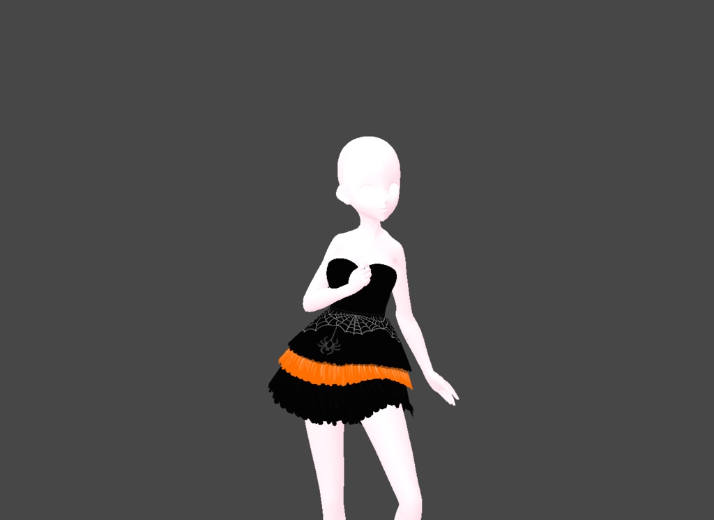 simple Halloween witch dress