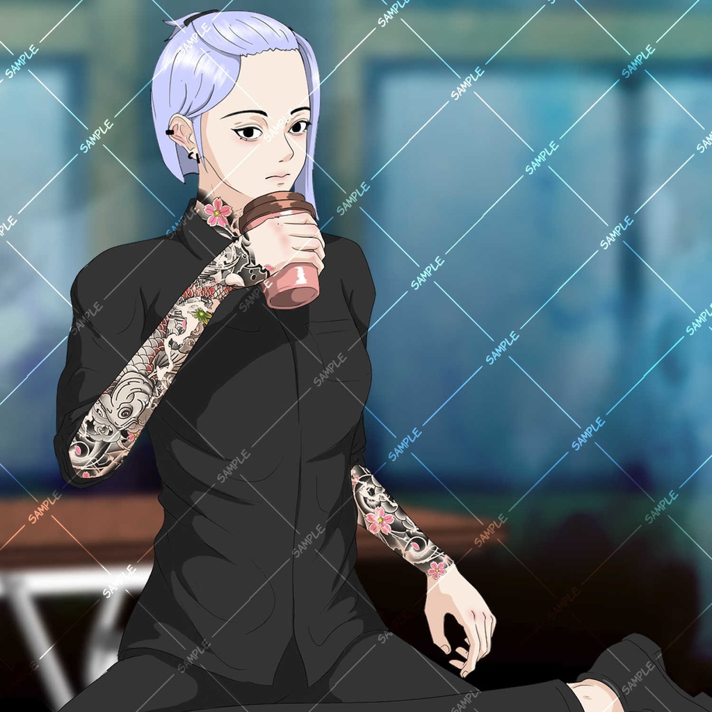 CLIP STUDIO PAINT いれずみ / 刺青 / 入墨 Irezumi Tattoo Brush Pack