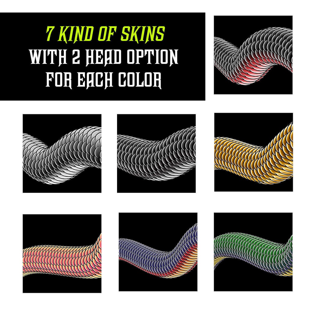 Clip Studio Paint - 蛇 SNAKE Brush Pack + BONUS 刺青 / 入墨