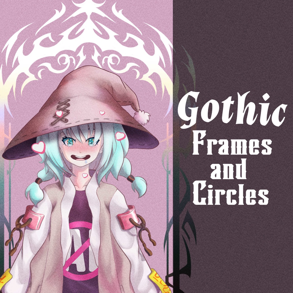 Gothic Frames and Circle 枠 と 円光