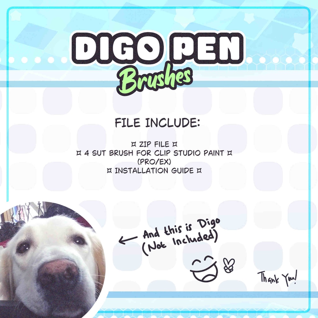 CLIPSTUDIO用 DigoPen Brush for Inking and Shading