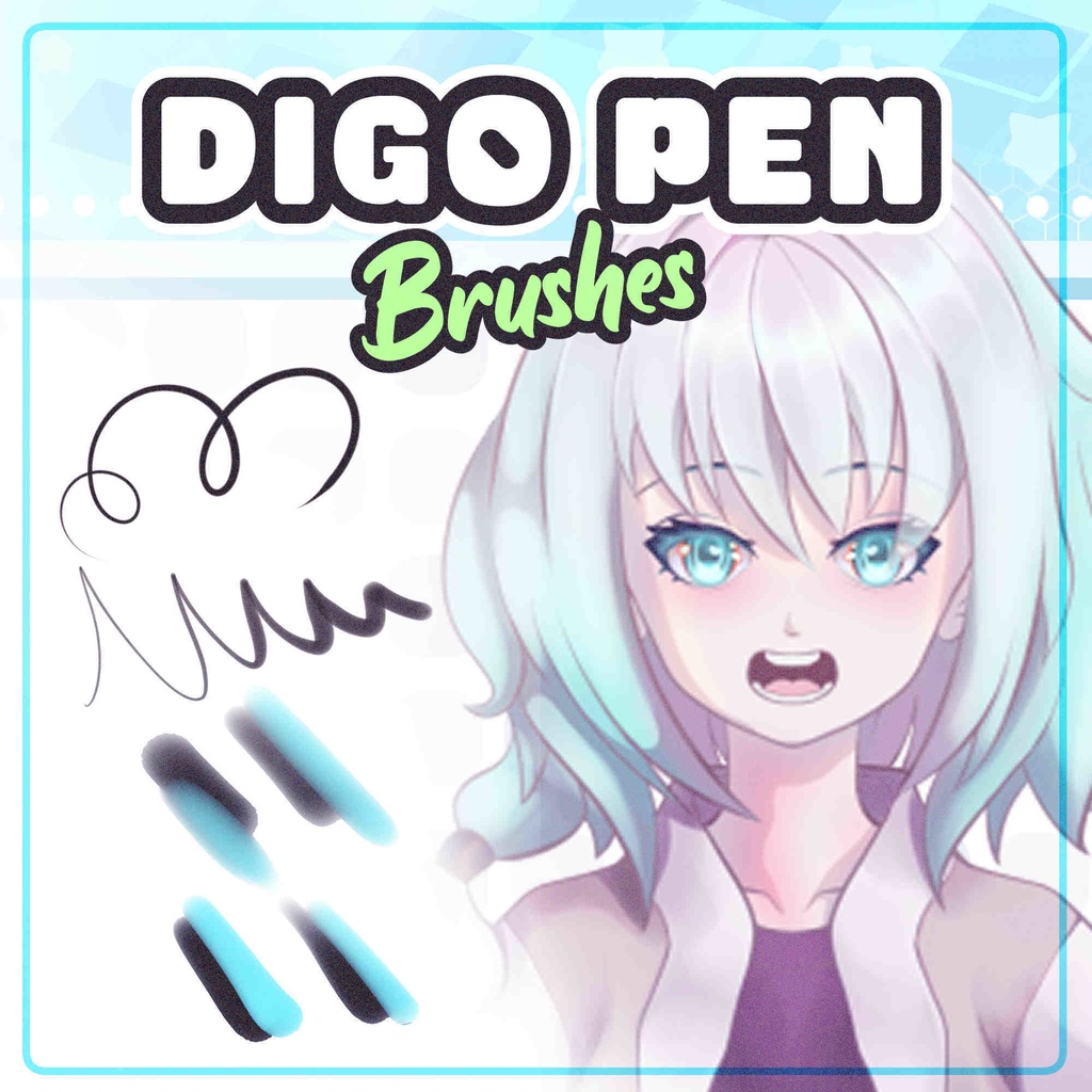 CLIPSTUDIO用 DigoPen Brush for Inking and Shading