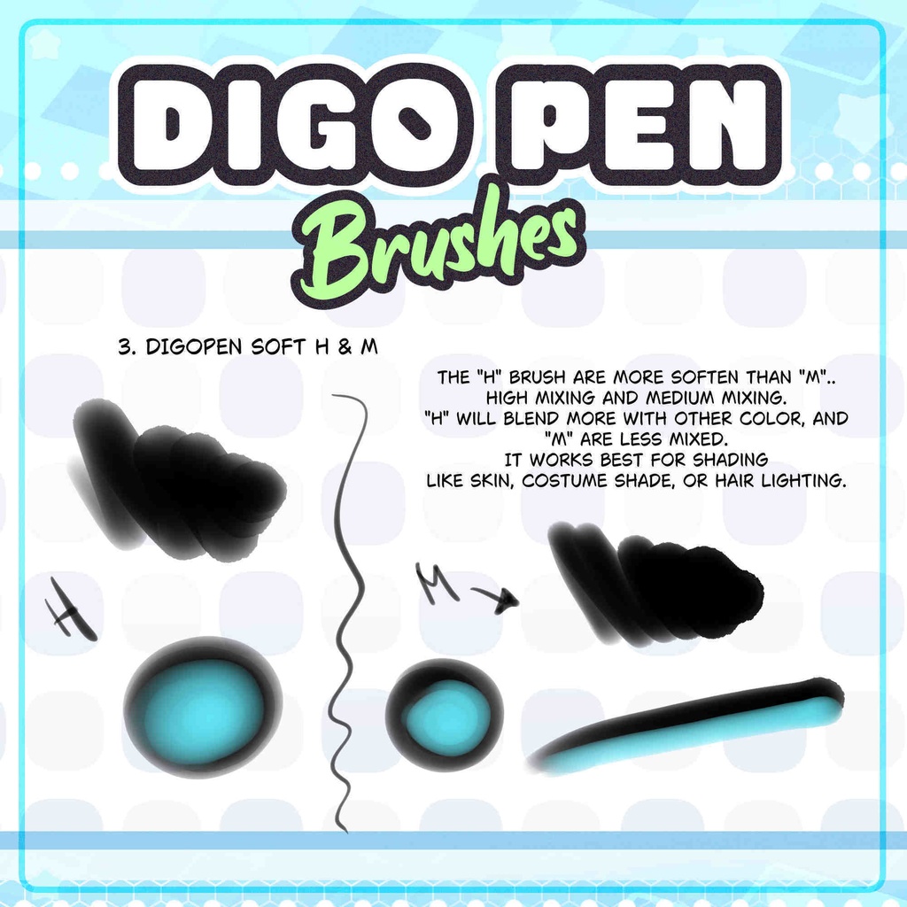 CLIPSTUDIO用 DigoPen Brush for Inking and Shading