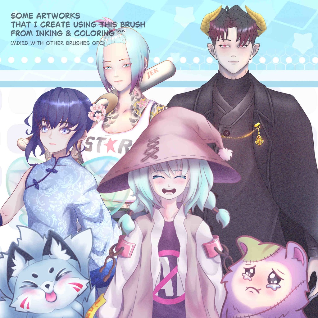 CLIPSTUDIO用 DigoPen Brush for Inking and Shading