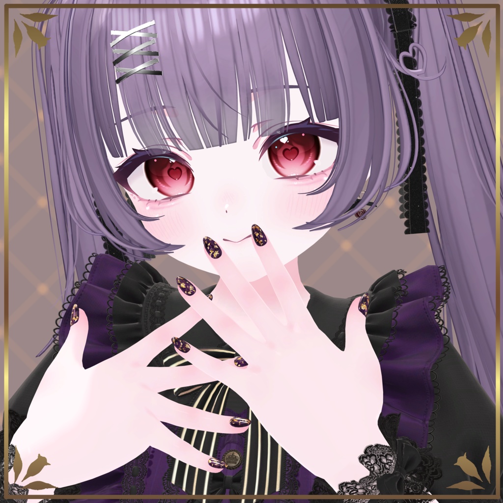 べっこうネイル【シンプルジェルネイル -Simple Gel Nail-用テクスチャ】