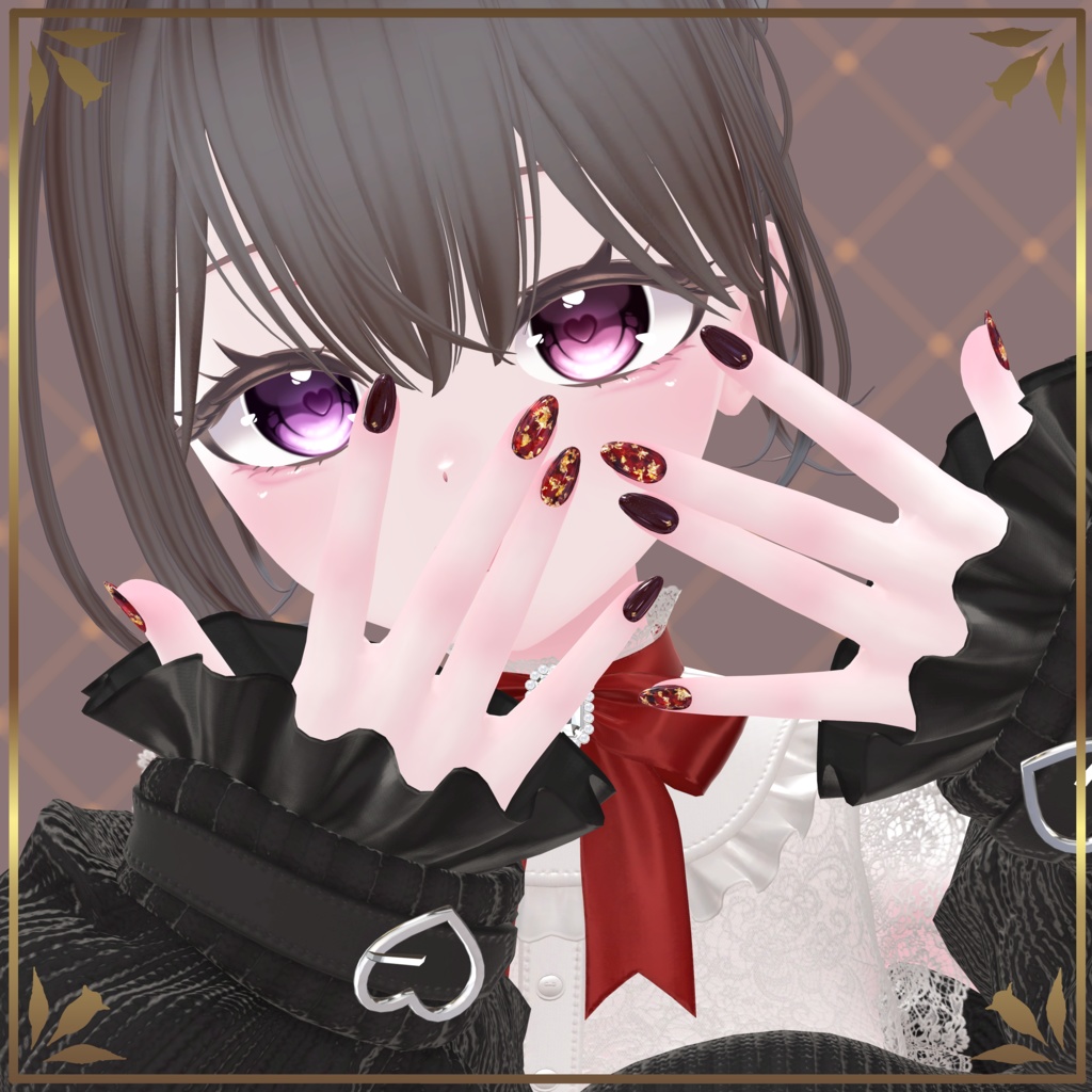 べっこうネイル【シンプルジェルネイル -Simple Gel Nail-用テクスチャ】