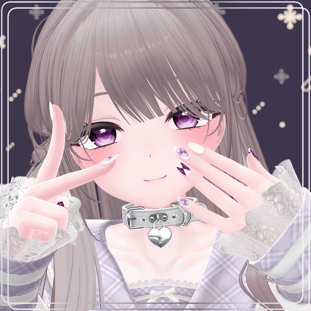 アーガイルネイル【シンプルジェルネイル -Simple Gel Nail-用テクスチャ】