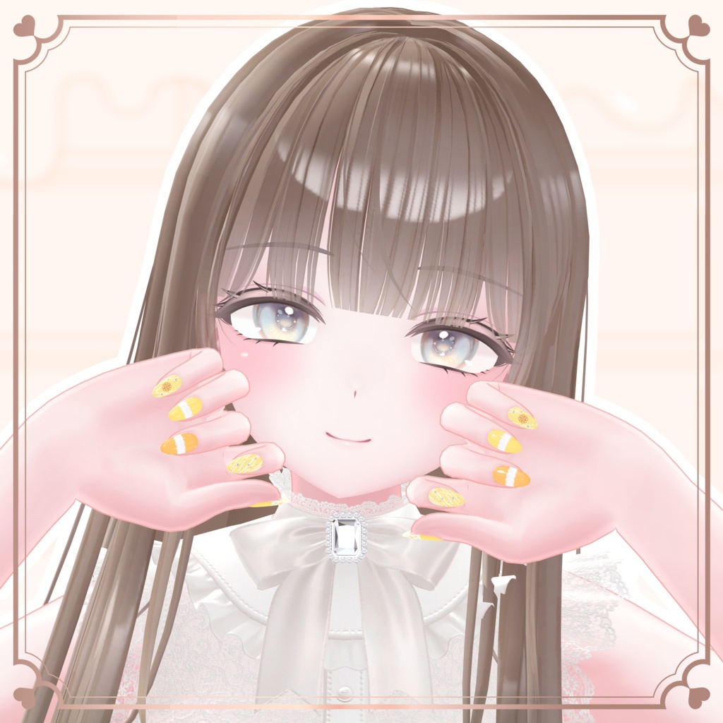 マカロンネイル【シンプルジェルネイル -Simple Gel Nail-用テクスチャ】