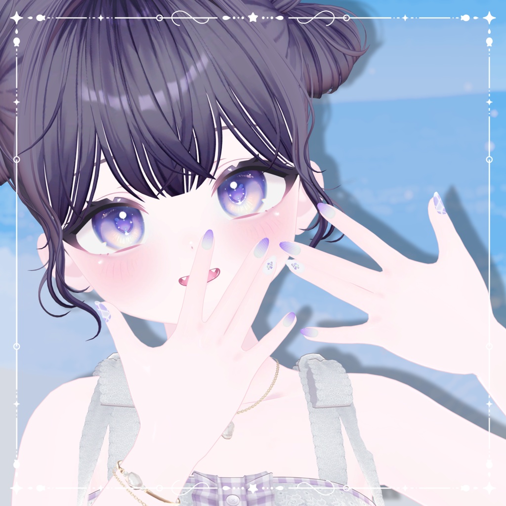 期間限定無料💎Sea Glass Nail【シンプルジェルネイル -Simple Gel Nail-用テクスチャ】