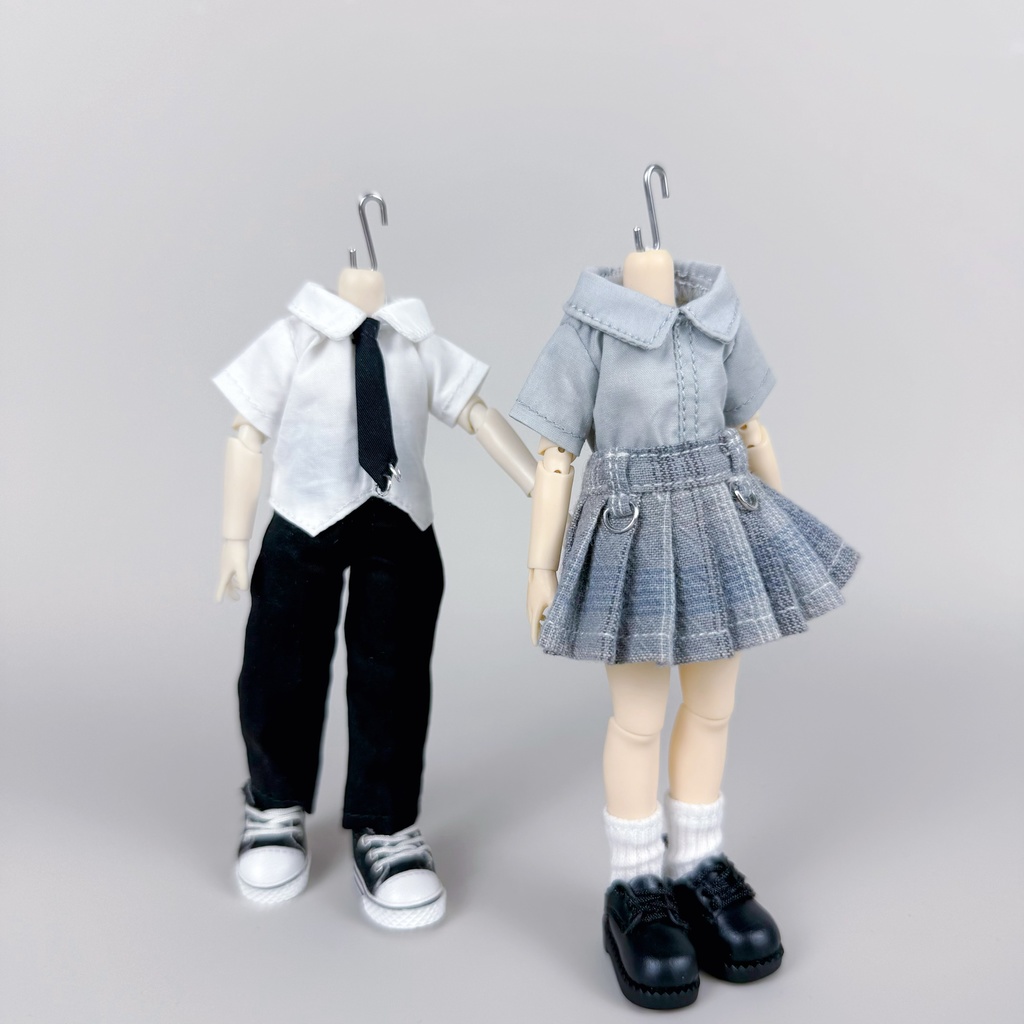 1/12ドール 半袖シャツ 阿巳2.0 オビツ11 BODY10