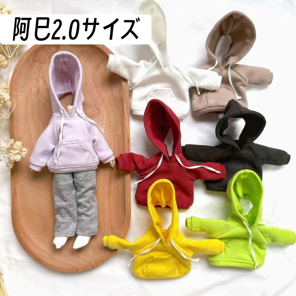 1/12ドール パーカー オビツ11 阿巳2.0 阿巳3.0