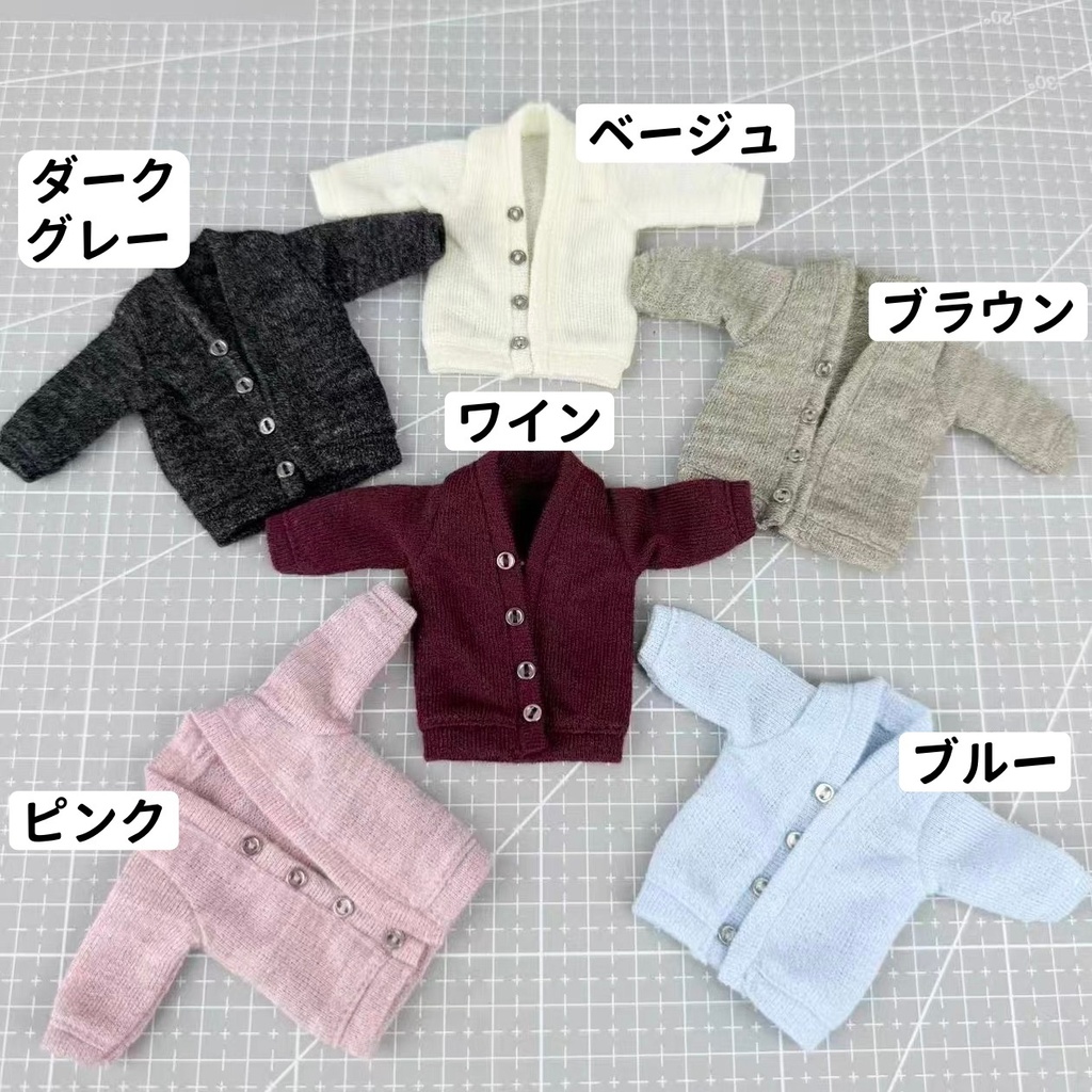 大1/12ドール ニットカーディガン 阿巳3.0 西西里往事