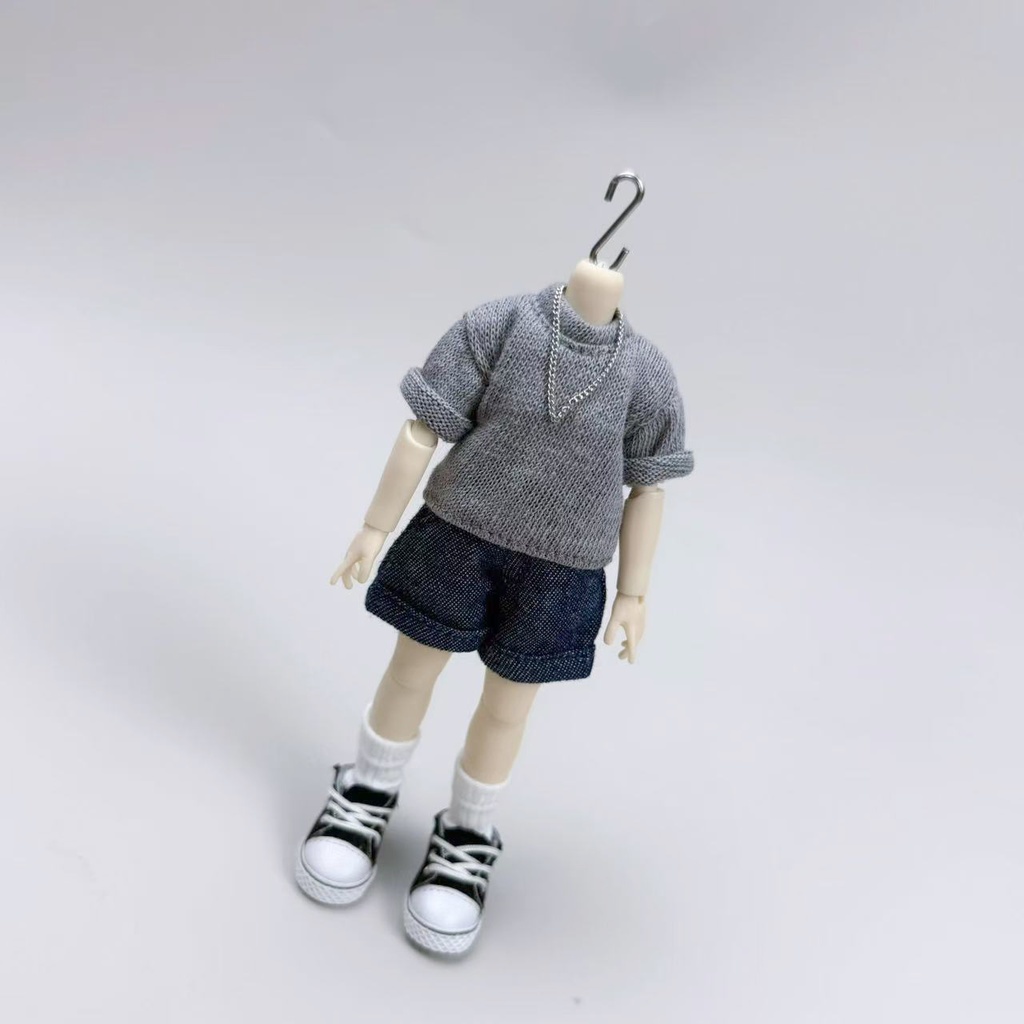 1/12ドール 半袖Tシャツ オビツ11 阿巳2.0