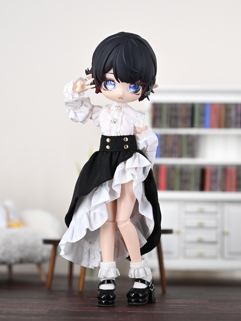 大1/12 ゴシックロリータ ドレスセット