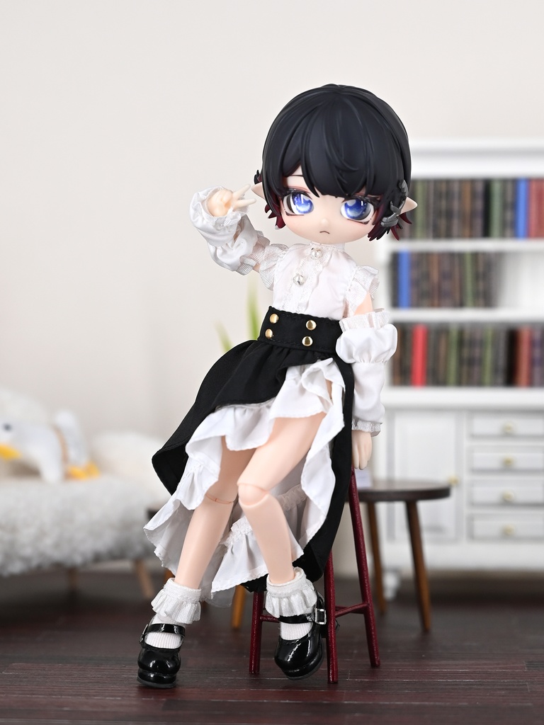 大1/12 ゴシックロリータ ドレスセット