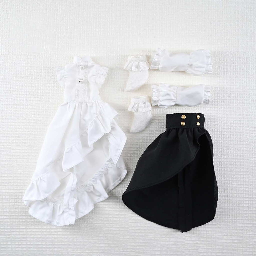 大1/12 ゴシックロリータ ドレスセット