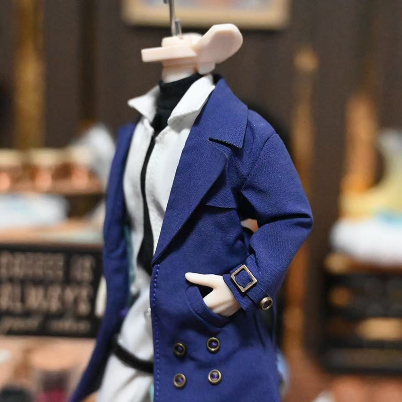 【5点セット】1/12ドール服 トレンチコート スラックス