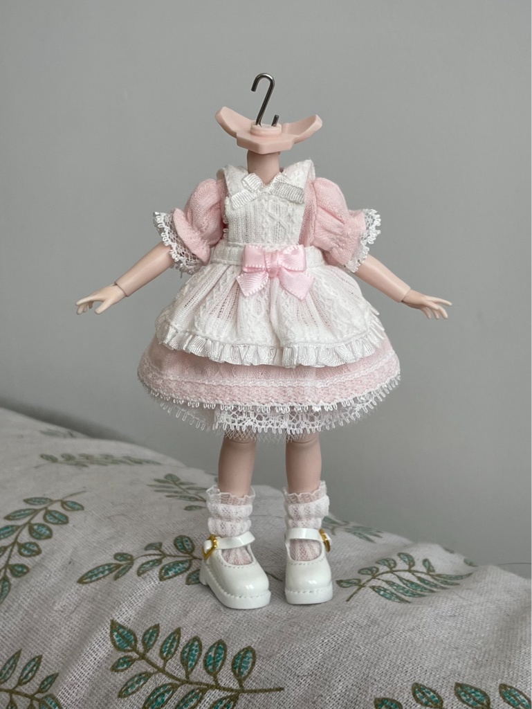 1/12ドール ロリータ風 ケーキワンピース オビツ11 阿巳2.0