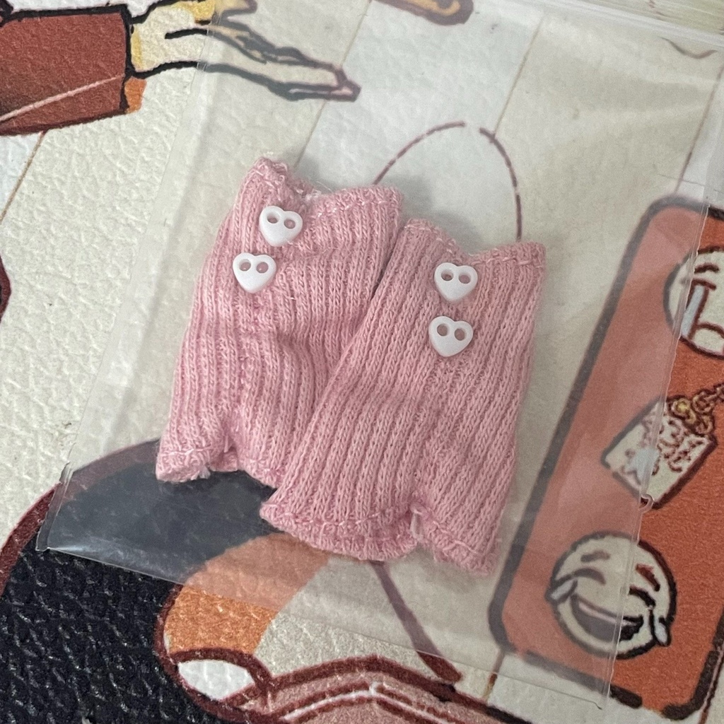 1/12ドール ゆるパーカーコーデ ピンク 3点セット