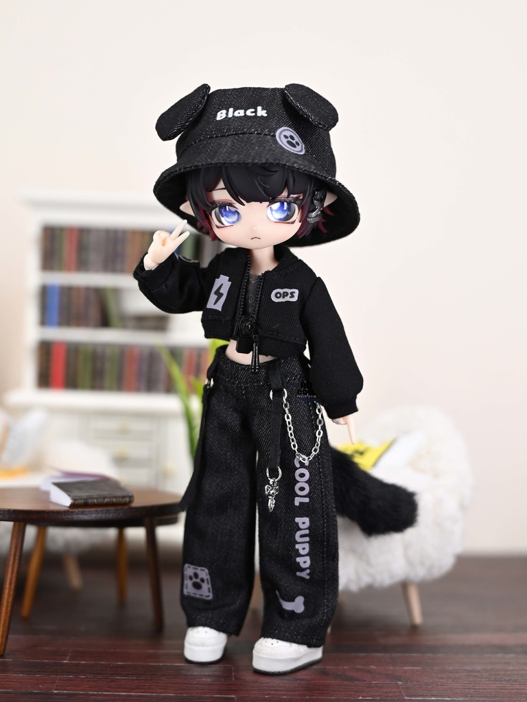 【5点セット】大1/12 ブラックストリート 犬系