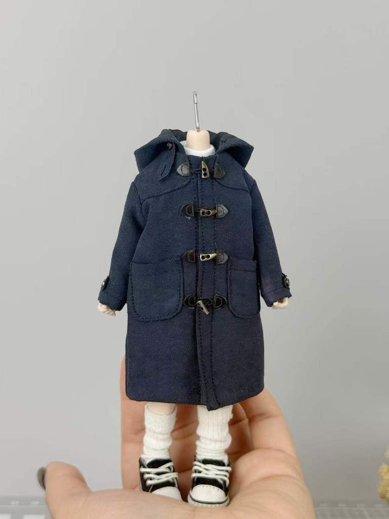 大1/12ドール　ダッフルコート　トグルボタン