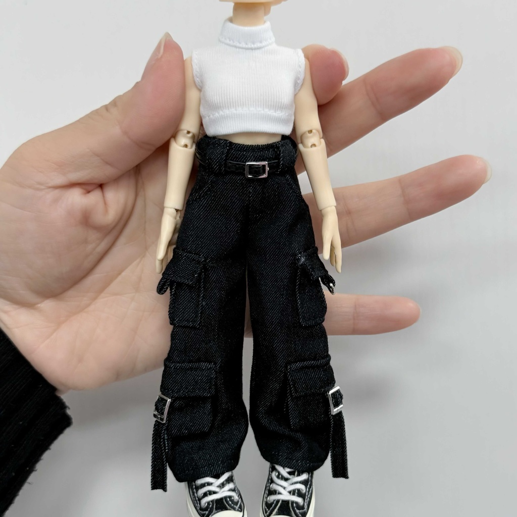 1/12ドール ノースリーブ ショート丈 ハイネック