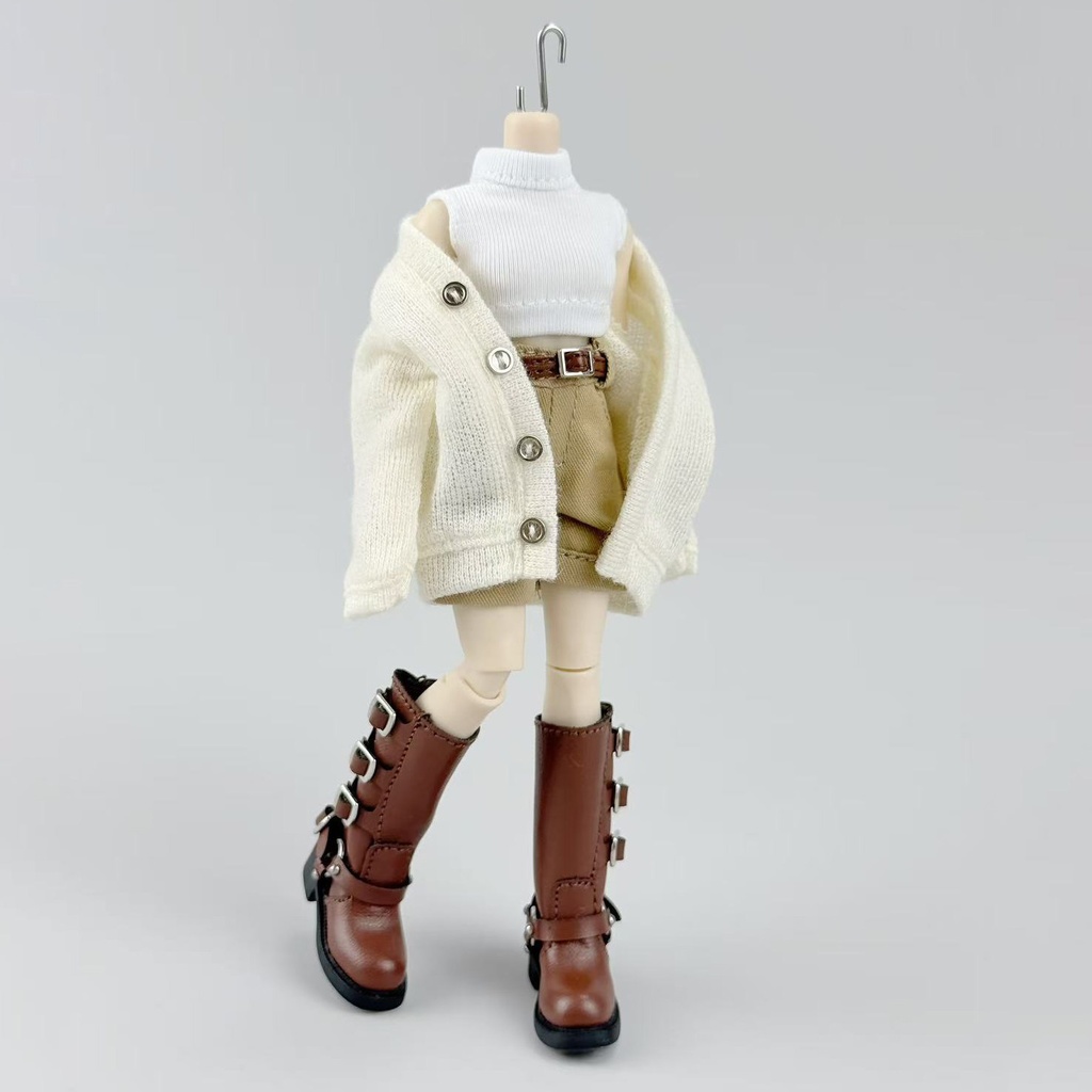 1/12ドール ノースリーブ ショート丈 ハイネック