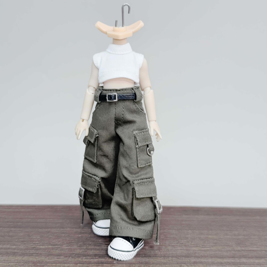 1/12ドール　ノースリーブ　ショート丈　ハイネック　