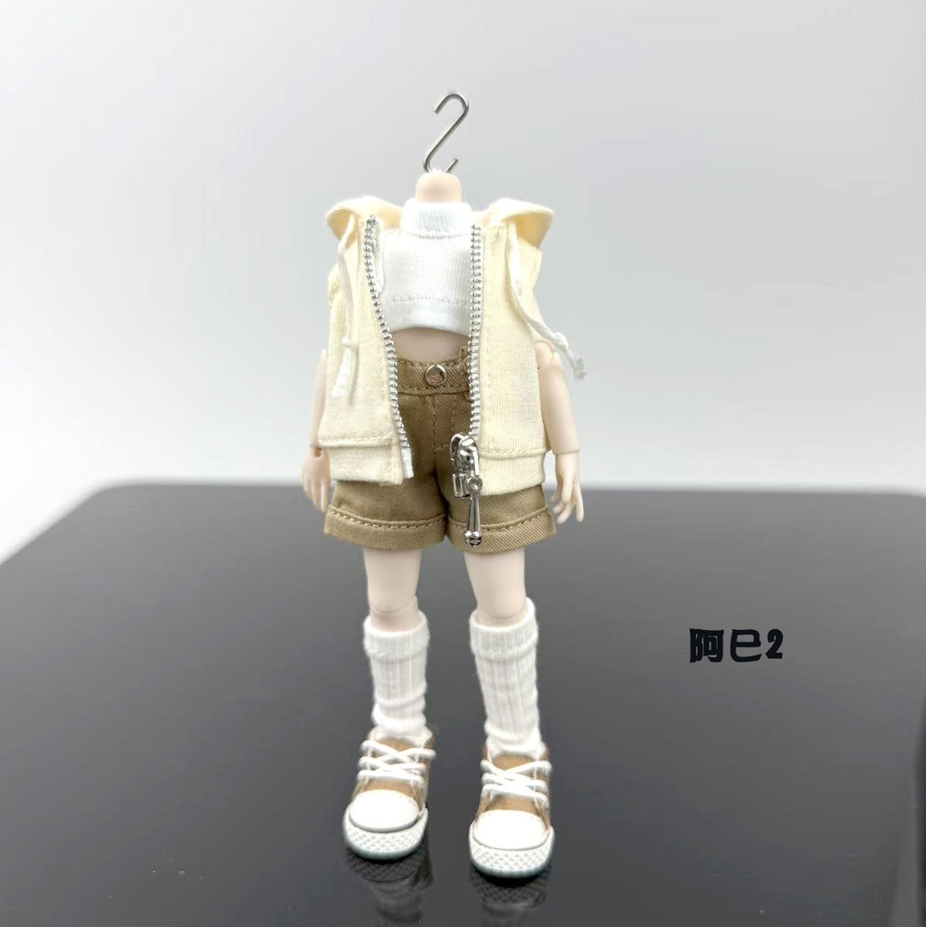 大1/12ドール ジップパーカー ノースリーブ