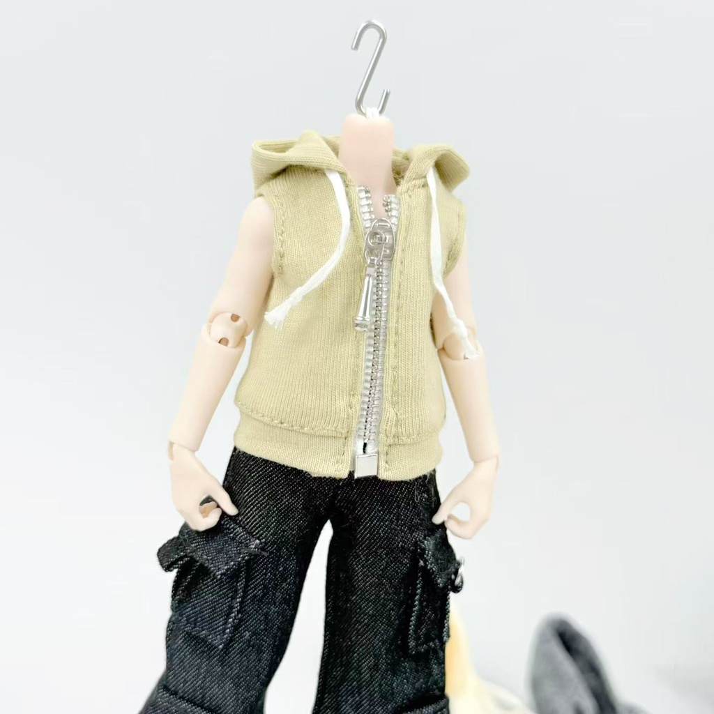 大1/12ドール ジップパーカー ノースリーブ