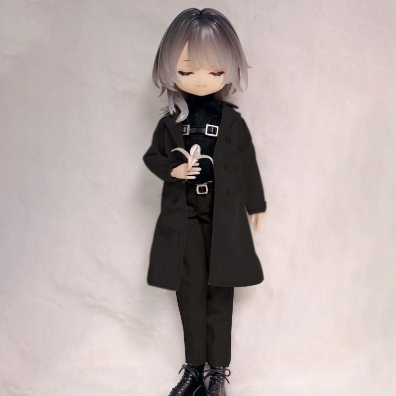 【大1/12・1/8ドール】ロングコート&スラックス