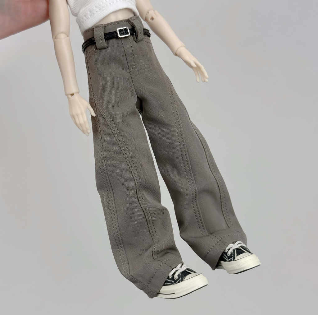 1/8・1/6ドール　ワイドデニムパンツ
