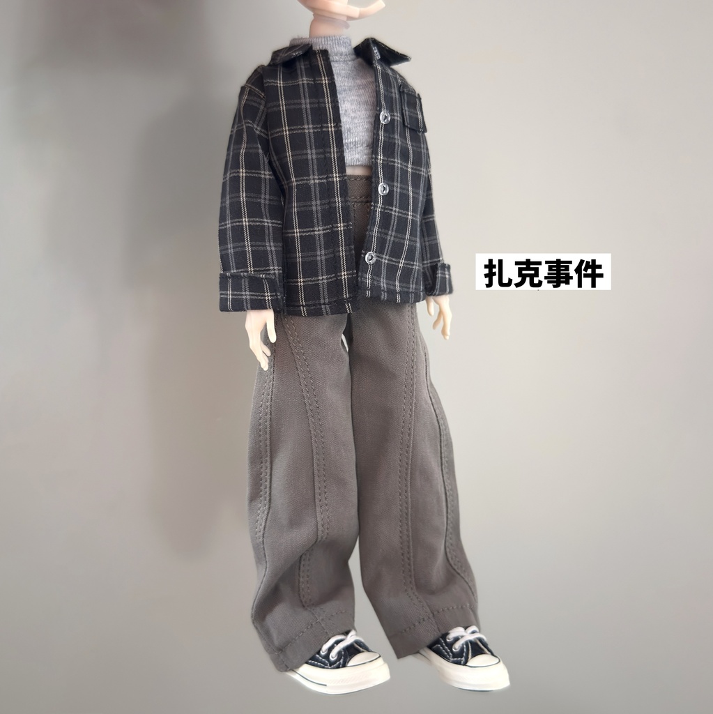1/8・1/6ドール　ワイドデニムパンツ