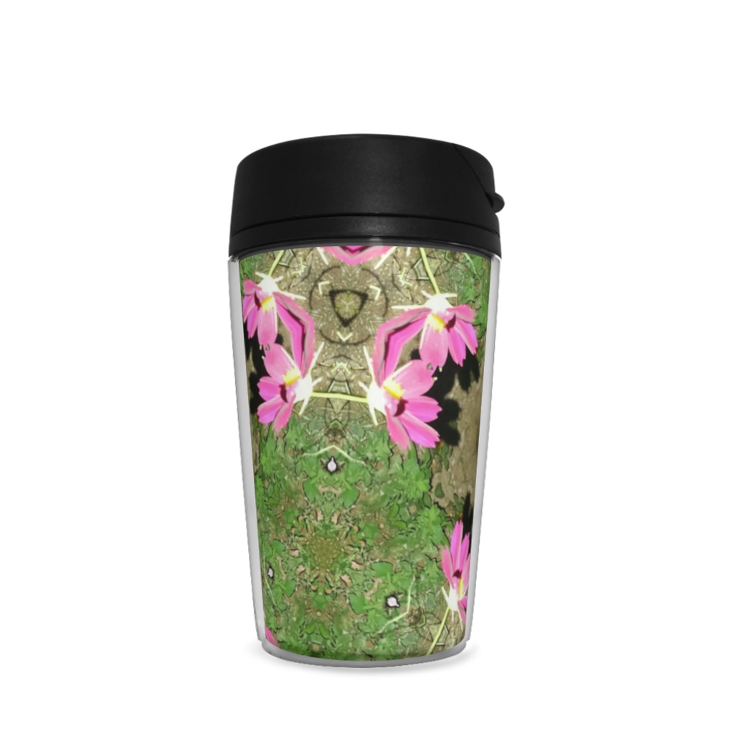 植物曼荼羅ピンク×グリーン