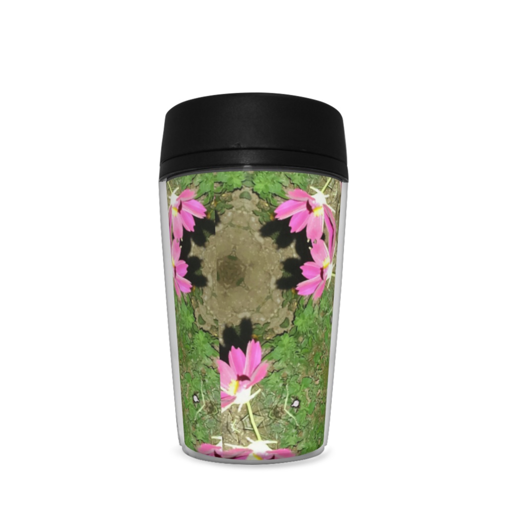 植物曼荼羅ピンク×グリーン