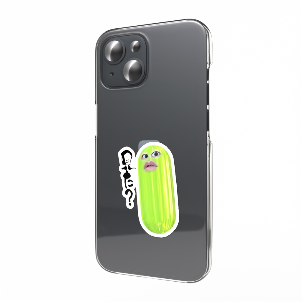 凝視スマホステッカー