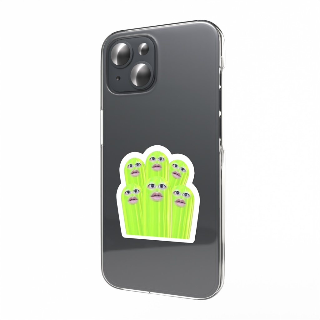 たくさんいるねスマホステッカー