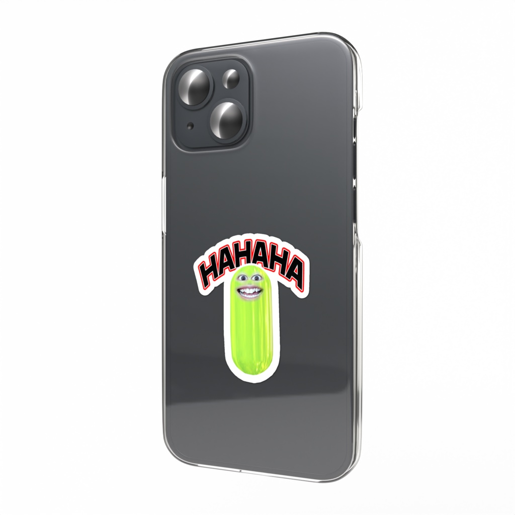 笑って笑って！スマホステッカー