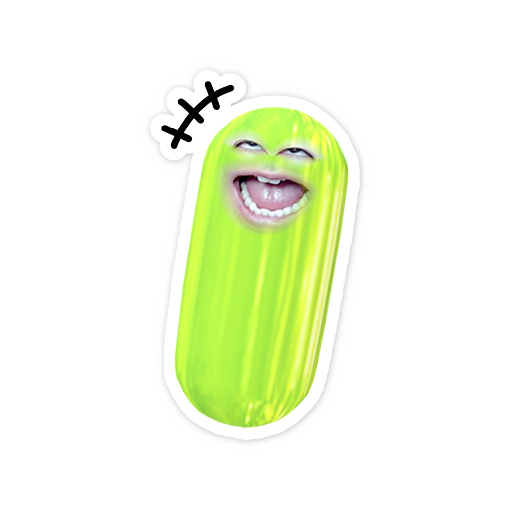 ケラケラスマホステッカー