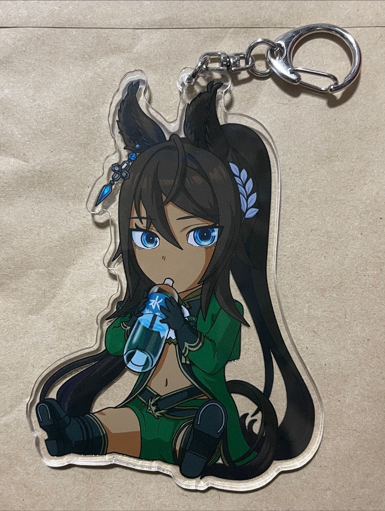 シンボリクリスエスお座りアクリルキーホルダー