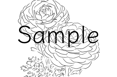 【PNG素材】四季の花特集 ~4つの花束~ バラ・ラナンキュラス・ポインセチア・椿