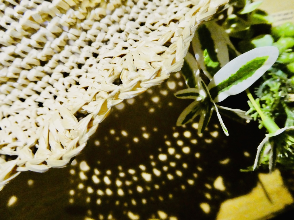 【Hand Made】プリゼッシンちゃんのエコアンダリヤのつば広帽