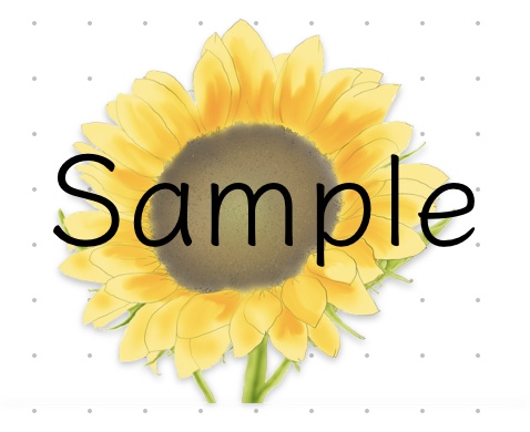 【PNG素材】四季の花特集 〜4つの花束〜 朝顔・ルドベキア・コスモス・向日葵 morning glory / rudbeckia / cosmos / sunflower