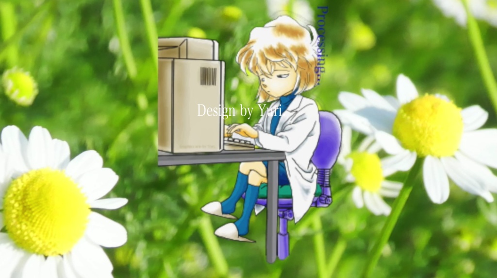 灰原哀ちゃん アニメーション用PNG素材【動画制作などにも!】