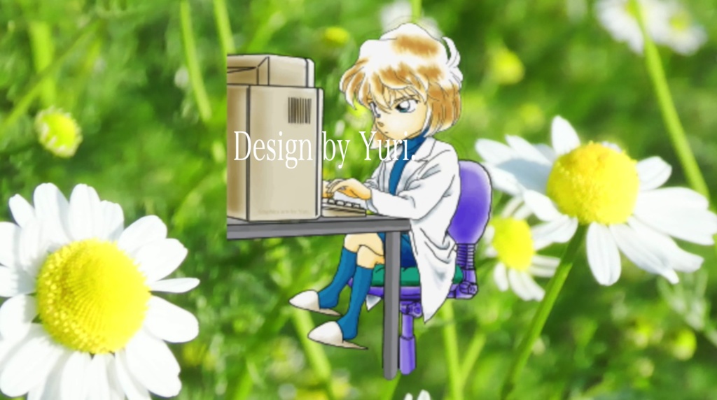 灰原哀ちゃん アニメーション用PNG素材【動画制作などにも!】