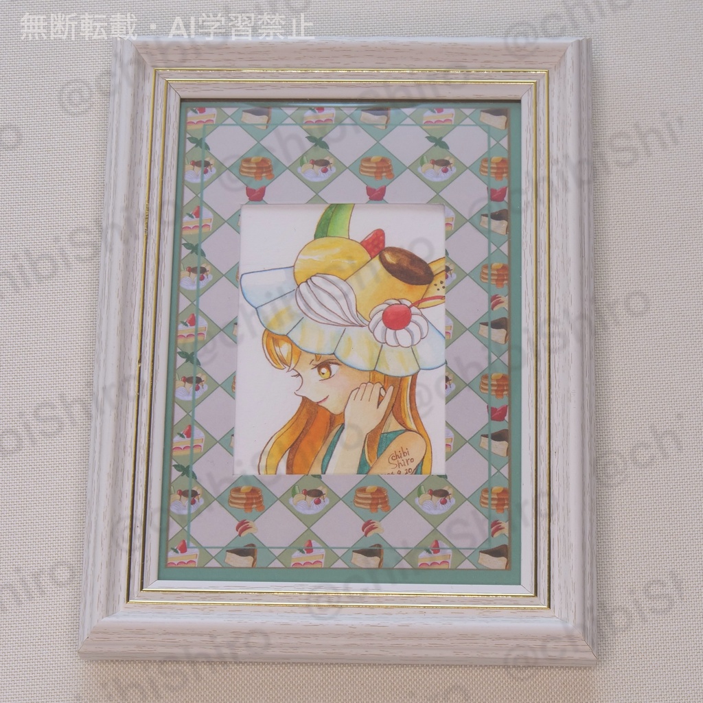 原画 ｢プリンアラモードちゃん」