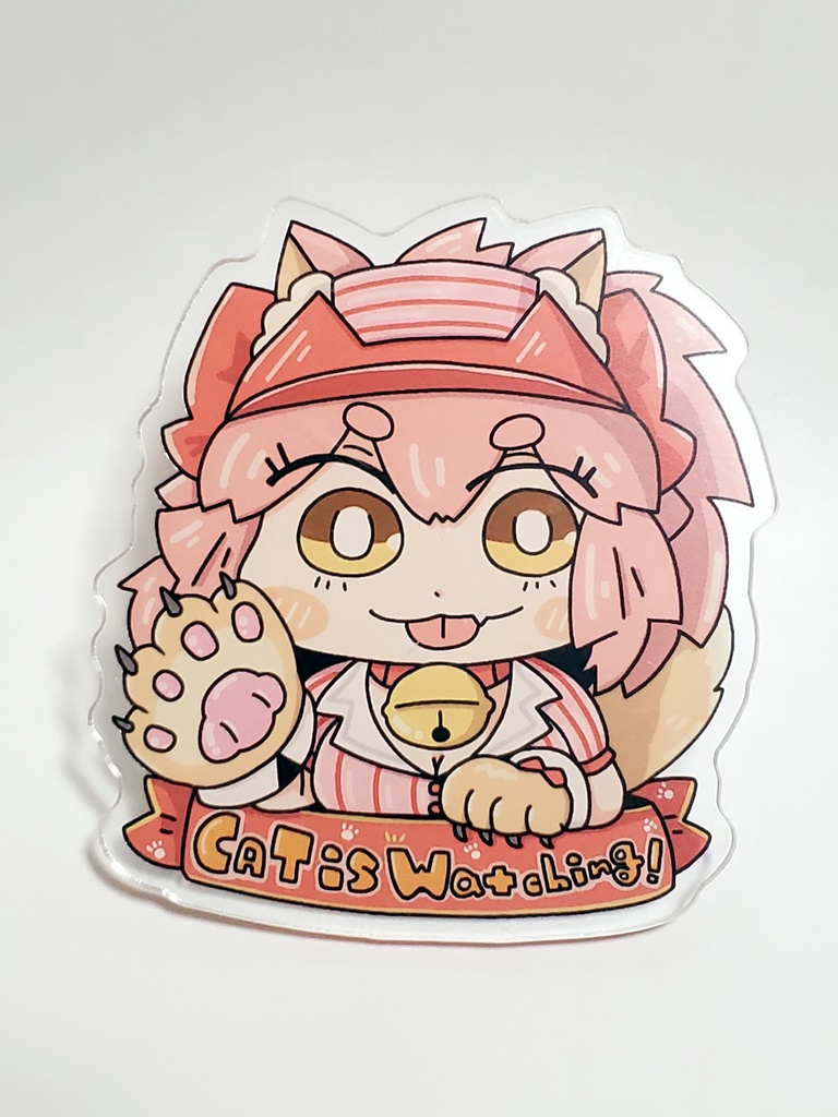 キャットちゃんアクリルクリップ