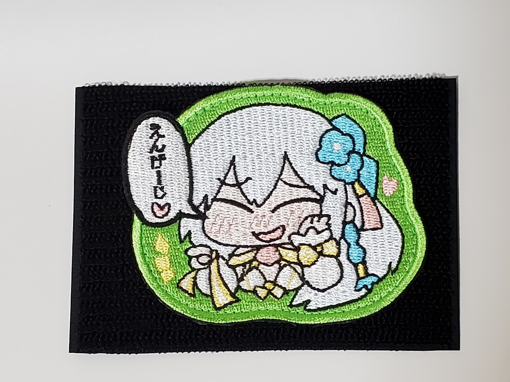 モルガン陛下えんげーじパッチ（ライムグリーン色）